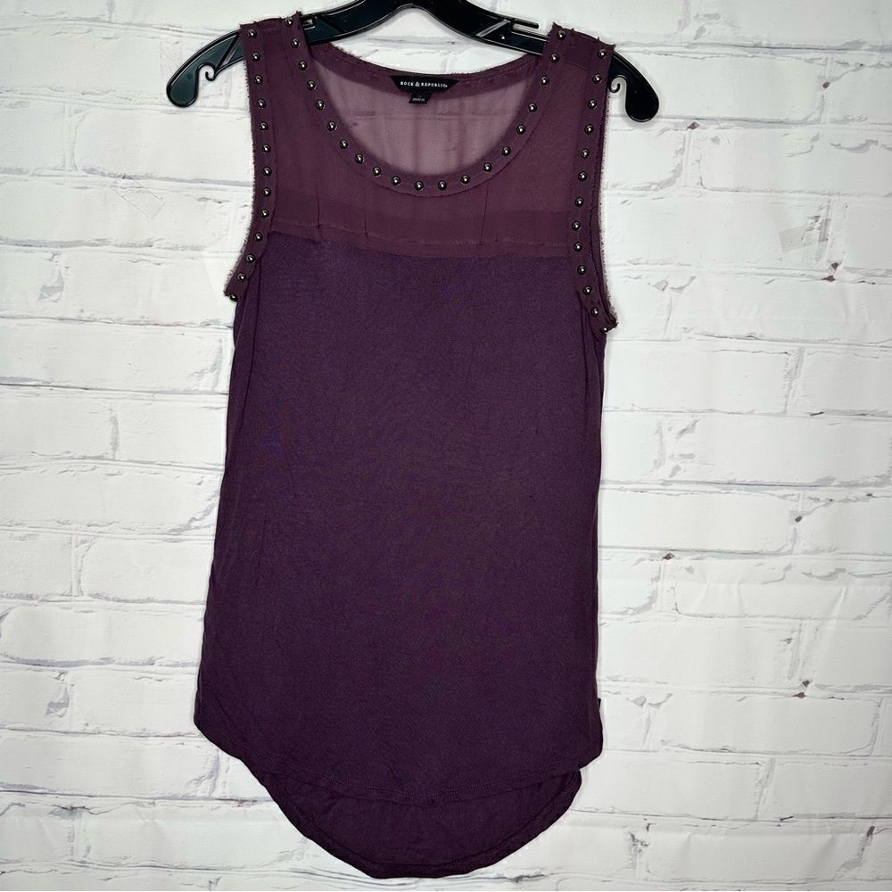 Rock & Republic small purple top